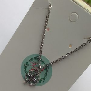 Four leaf clover charm bracelet